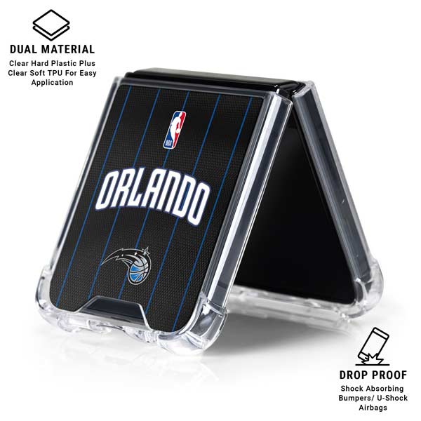 NBA Orlando Magic Jersey Galaxy Z Flip7 Clear Case