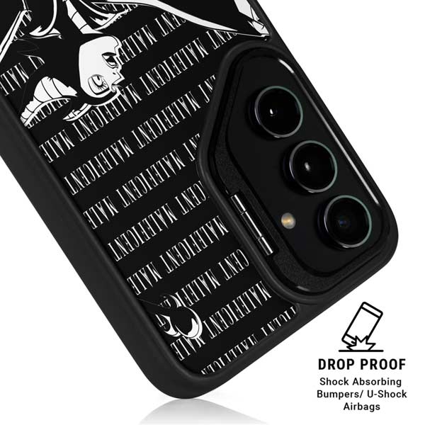 Disney Villains Maleficent Black and White Galaxy S26 Plus Kickstand Case