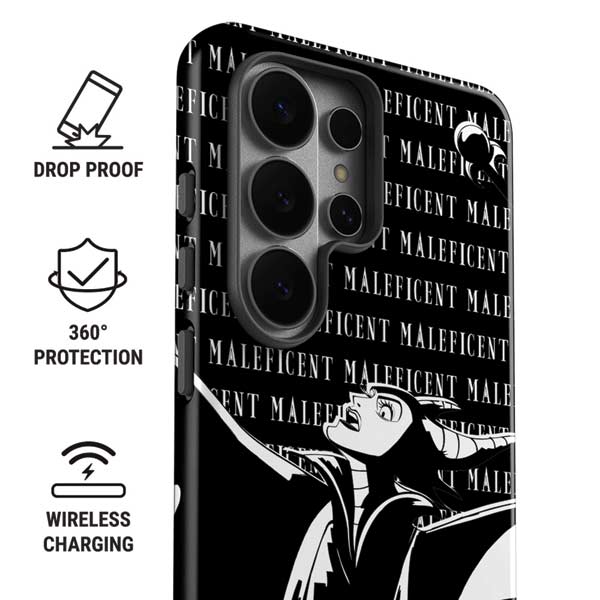 Disney Villains Maleficent Black and White Galaxy S26 Ultra Impact Case