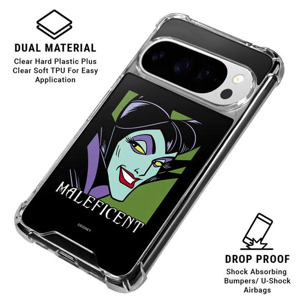 Disney Villains Maleficent Google Pixel 10 Pro XL Clear Case