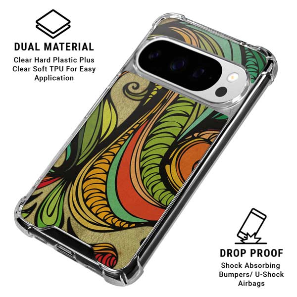 Malestrom 70s Inspired Google Pixel 10 Pro XL Clear Case