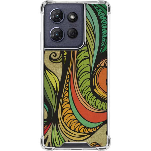 Malestrom 70s Inspired Moto G 5G (2025) Clear Case