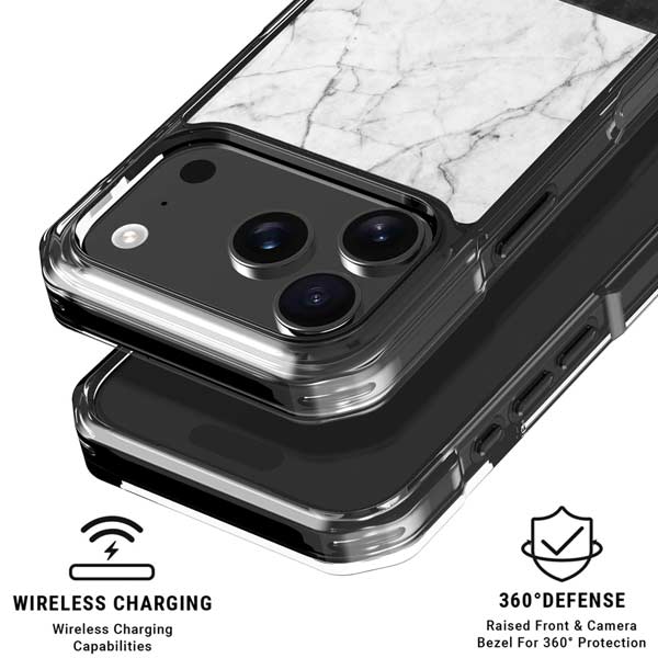 Marble Split iPhone 17 Pro Max MagSafe Case