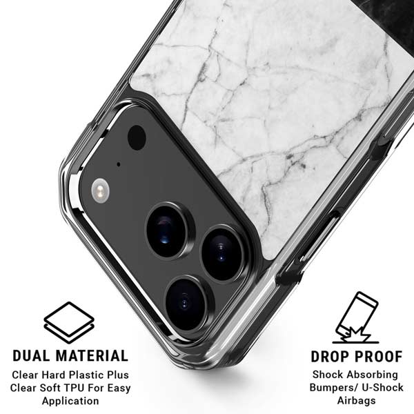 Marble Split iPhone 17 Pro Max MagSafe Case