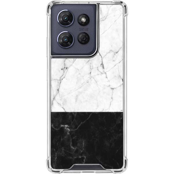 Marble Split Moto G Play 5G (2025) Clear Case