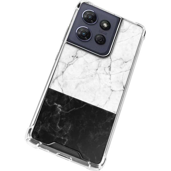 Marble Split Moto G Play 5G (2025) Clear Case