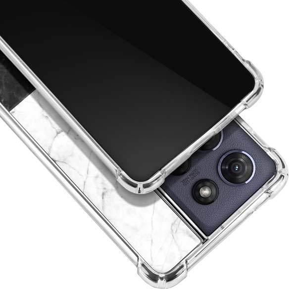 Marble Split Moto G Play 5G (2025) Clear Case