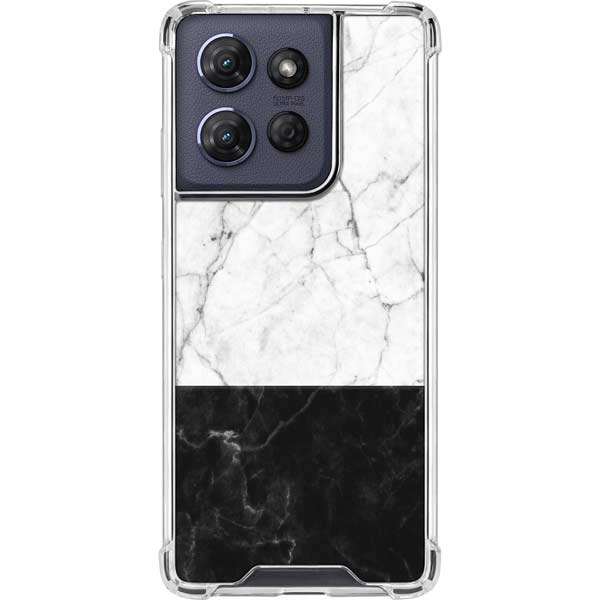 Marble Split Moto G Power 5G (2025) Clear Case