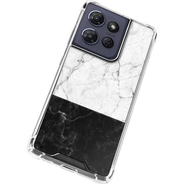 Marble Split Moto G Power 5G (2025) Clear Case