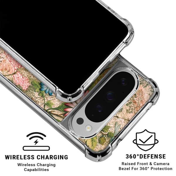 Marbled Paper by William Kilburn Google Pixel 10 Pro XL Clear Case