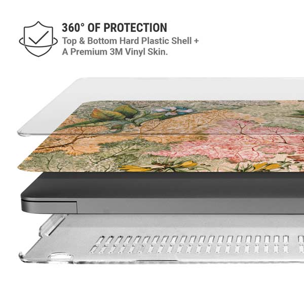 Marbled Paper by William Kilburn MacBook Pro 14in (2021-24) Case plus Skin