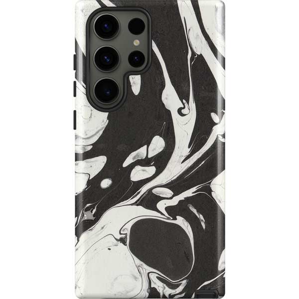 Marbleized Black Galaxy S23 Ultra Pro Case