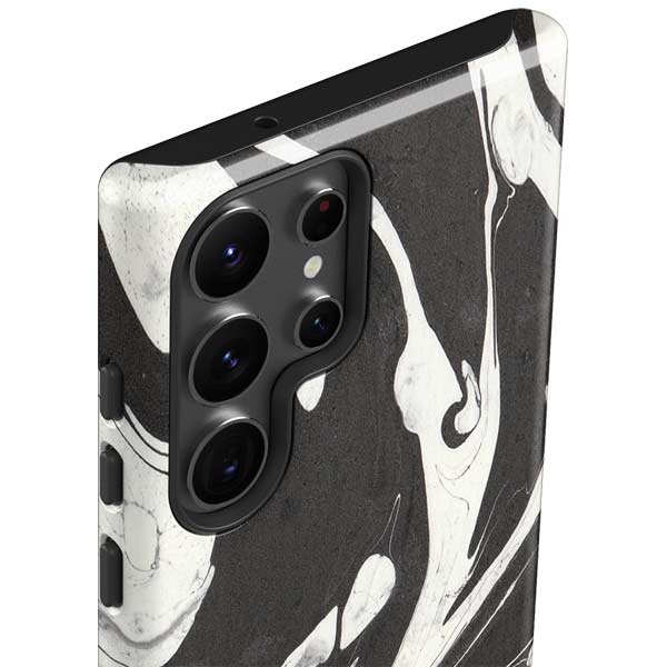 Marbleized Black Galaxy S23 Ultra Pro Case