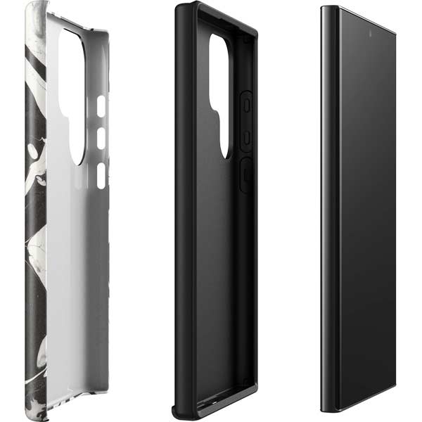 Marbleized Black Galaxy S23 Ultra Pro Case