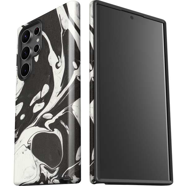 Marbleized Black Galaxy S23 Ultra Pro Case