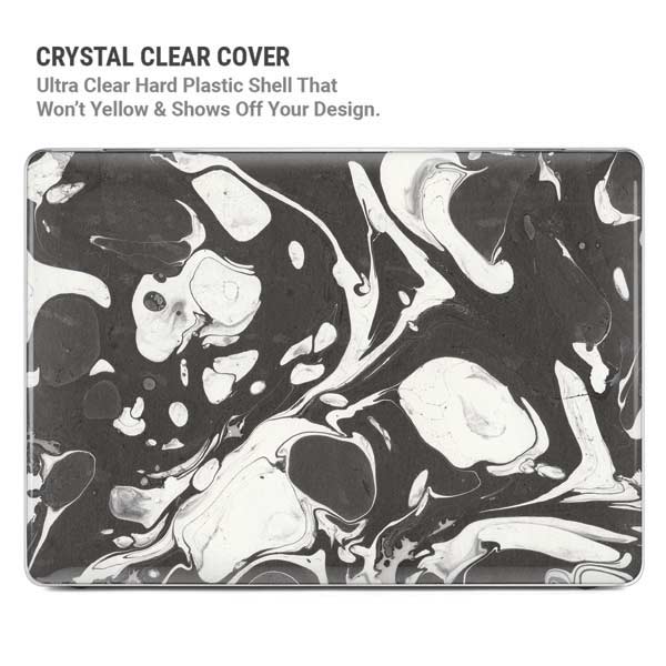 Marbleized Black MacBook Pro 14in (2021-24) Case plus Skin