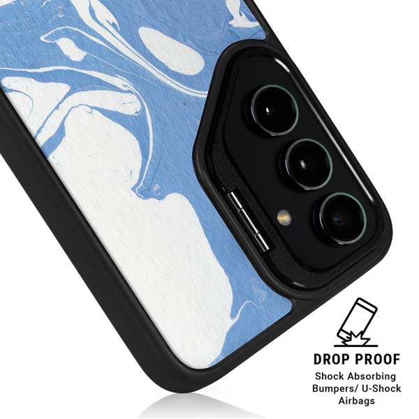 Marbleized Blue Galaxy S26 Ultra Kickstand Case