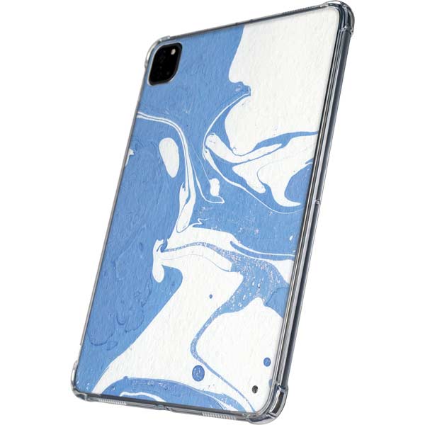 Marbleized Blue iPad Pro 11in (2024) Clear Case