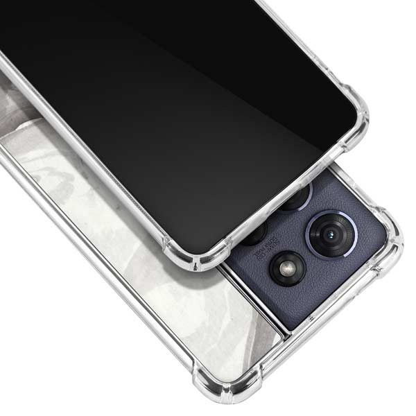 Marbleized Grey Moto G Play 5G (2025) Clear Case