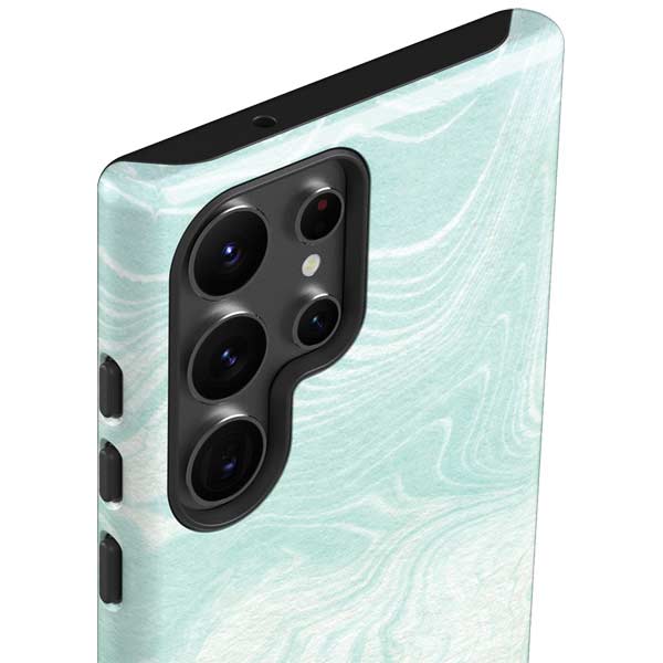 Marbleized Mint Galaxy S23 Ultra Pro Case