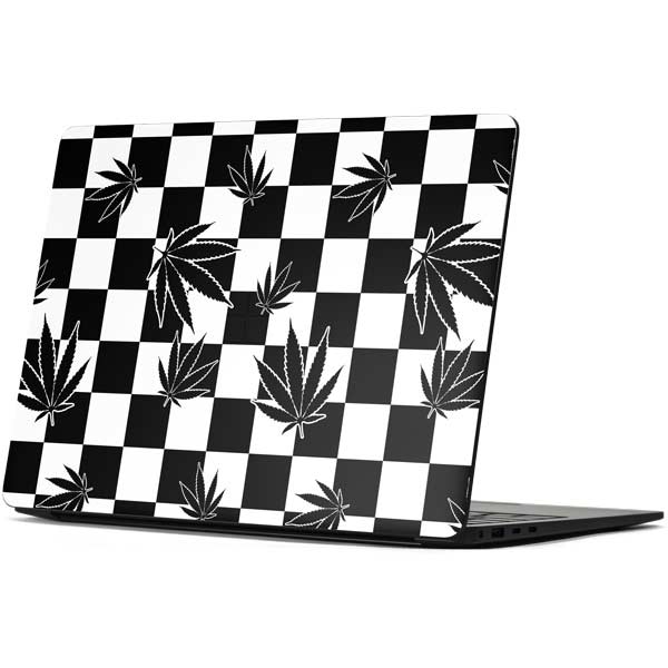 Marijuana Checkered Surface Laptop 7 15in Skin
