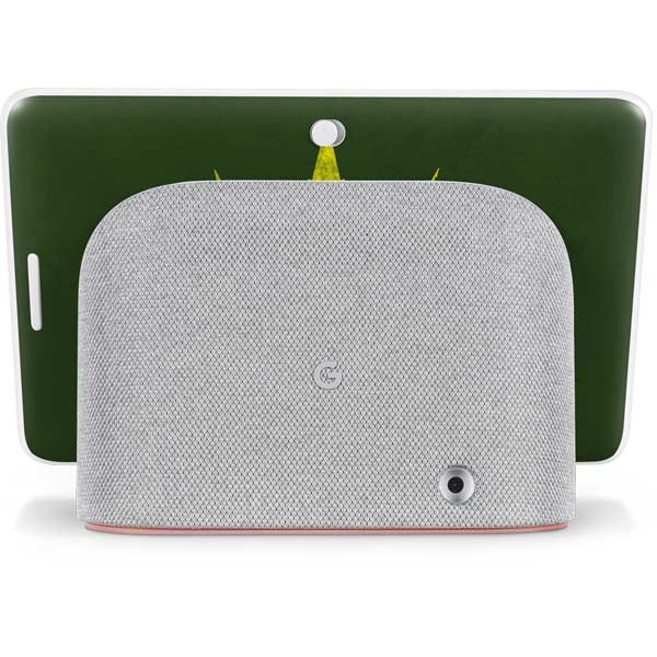 Marijuana Leaf Light Green Google Home Hub Skin