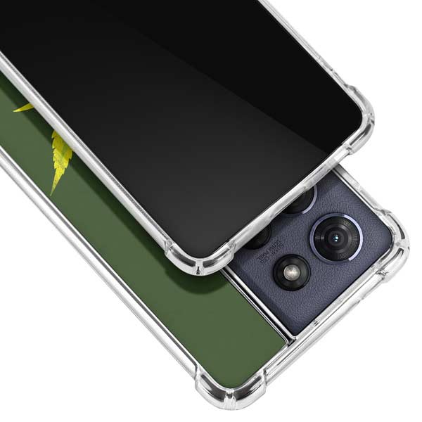 Marijuana Leaf Light Green Moto G Play 5G (2025) Clear Case
