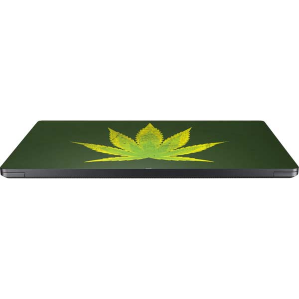 Marijuana Leaf Light Green Surface Laptop 7 15in Skin