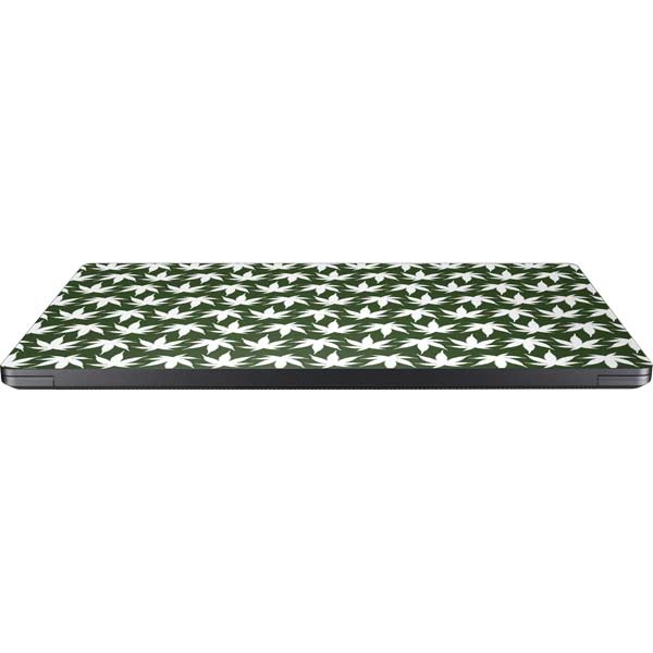 Marijuana Leaf White Pattern Surface Laptop 7 15in Skin