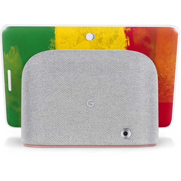 Marijuana Rasta Distressed Google Home Hub Skin