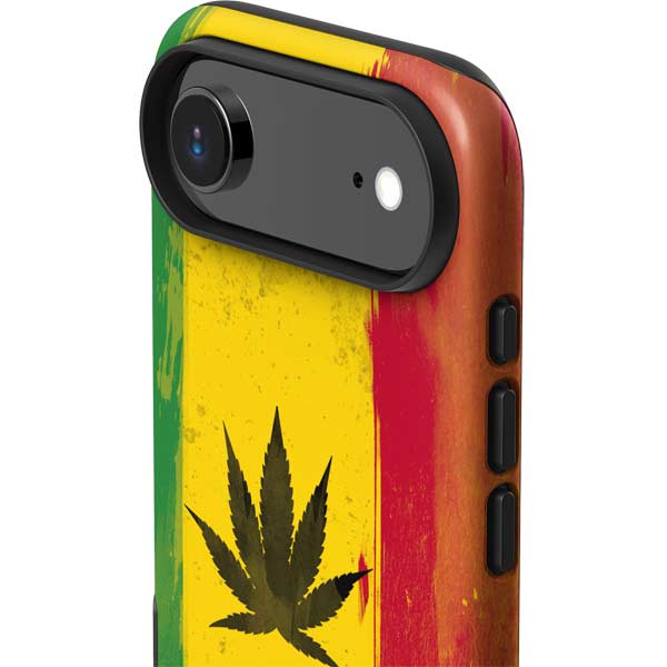 Marijuana Rasta Distressed iPhone 17 Air Impact Case