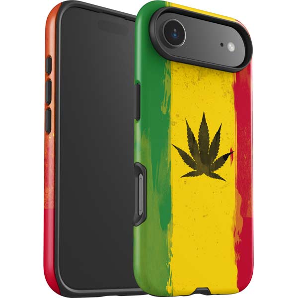 Marijuana Rasta Distressed iPhone 17 Air Impact Case
