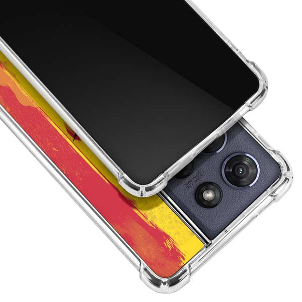 Marijuana Rasta Distressed Moto G Stylus 5G (2025) Clear Case