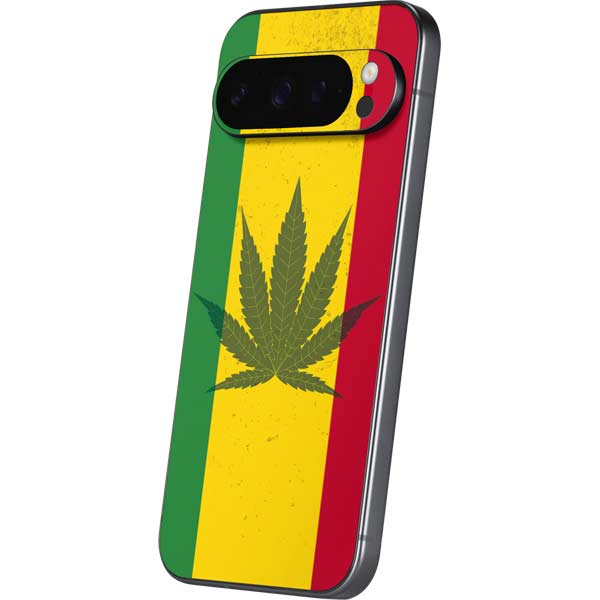 Marijuana Rasta Flag Google Pixel 10 Pro XL Skin