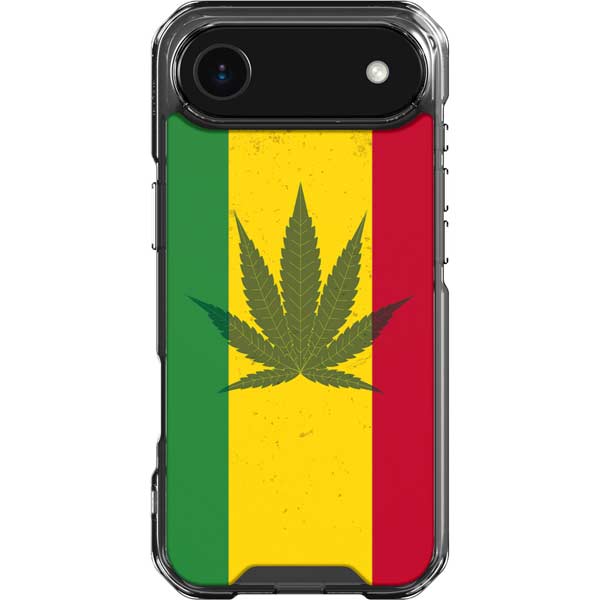 Marijuana Rasta Flag iPhone 17 Air Clear Case