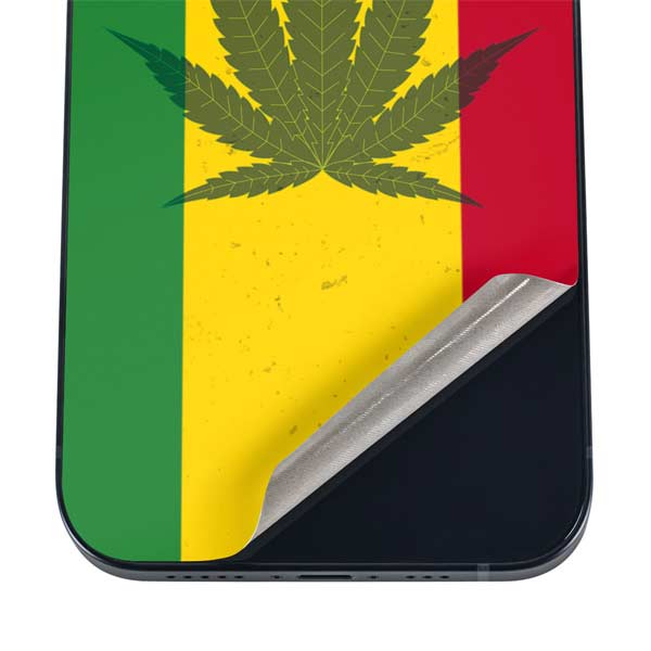 Marijuana Rasta Flag iPhone 17 Pro Max Skin