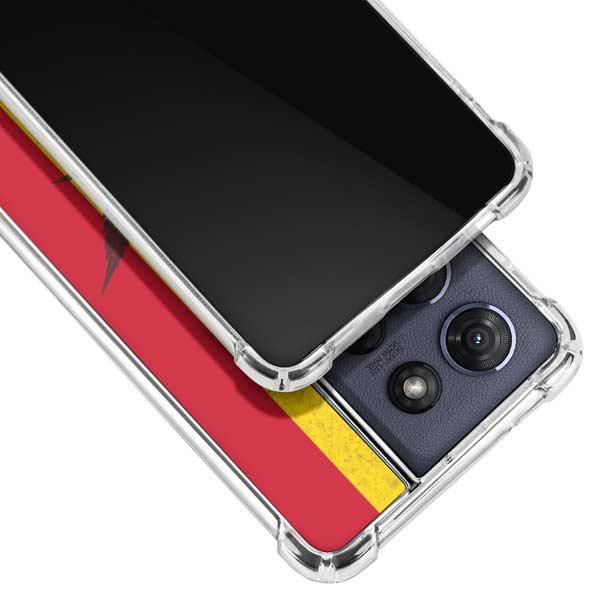 Marijuana Rasta Flag Moto G Play 5G (2025) Clear Case