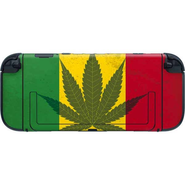 Marijuana Rasta Flag Nintendo Switch 2 (2025) with Joy-Con Skin