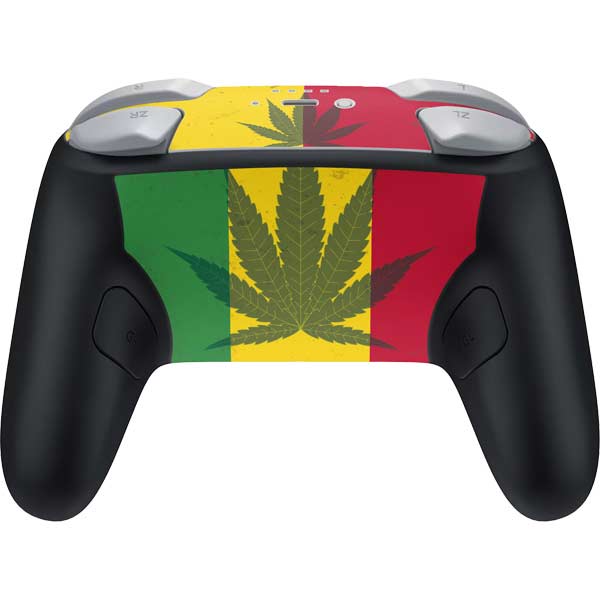 Marijuana Rasta Flag Nintendo Switch 2 (2025) Pro Controller Skin