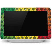 Marijuana Rasta Pattern Google Home Hub Skin