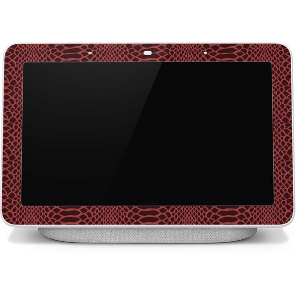 Marsala Snake Skin Google Home Hub Skin