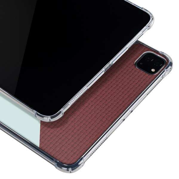 Marsala Triangle Shapes iPad Cases