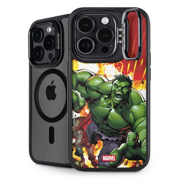 Marvel Avengers Assemble Hulk iPhone 14 Pro Max Kickstand Case