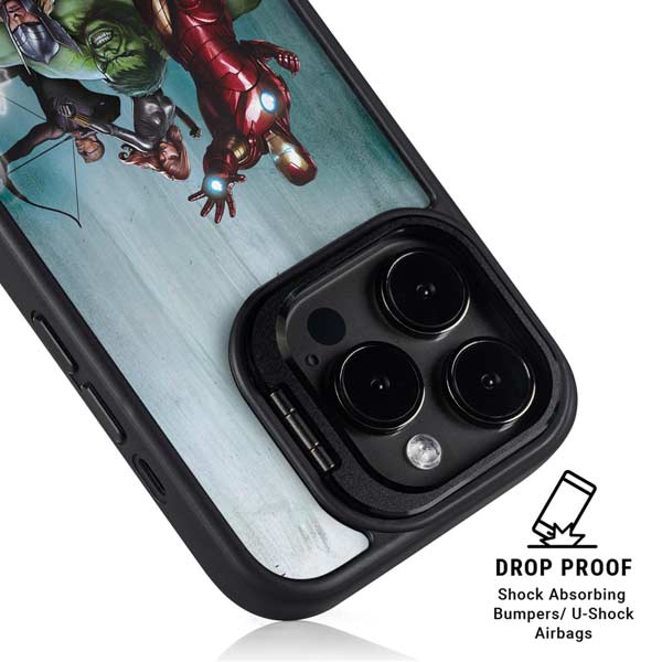 Marvel Avengers Assemble iPhone 14 Pro Kickstand Case