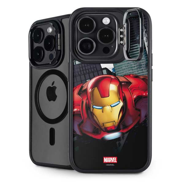Marvel Avengers Assemble Iron Man iPhone 14 Pro Kickstand Case