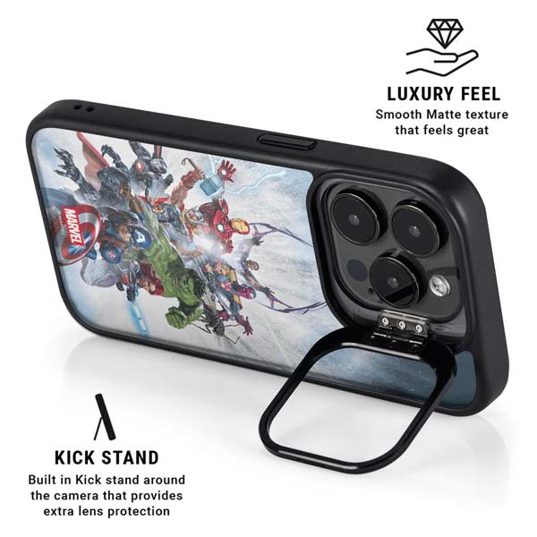 Marvel Avengers Assembled iPhone 14 Pro Max Kickstand Case