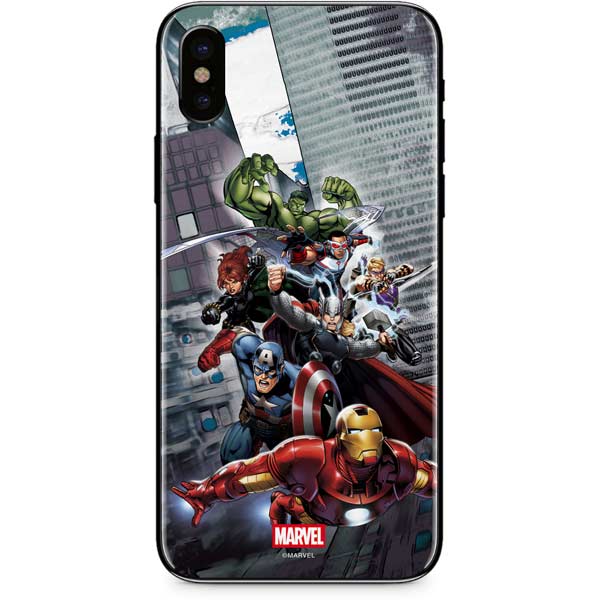 Marvel Avengers Attack iPhone XS Skin