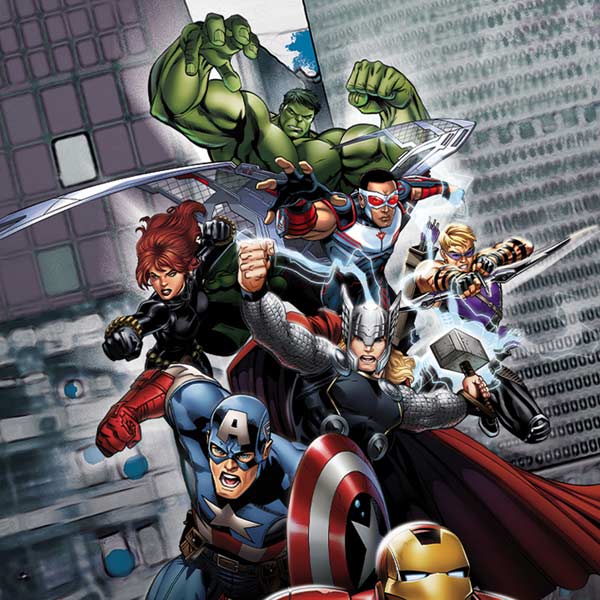 Marvel Avengers Attack iPhone XS Skin