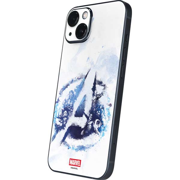 Marvel Avengers Blue Logo iPhone 15 Skin