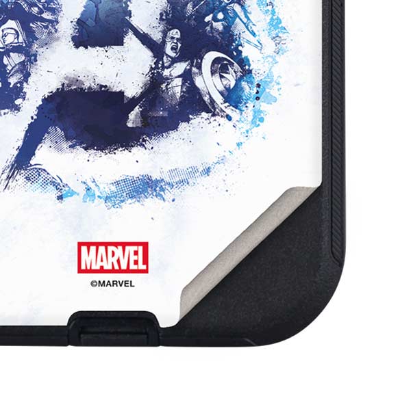 Marvel Avengers Blue Logo Otterbox Defender iPhone Skin